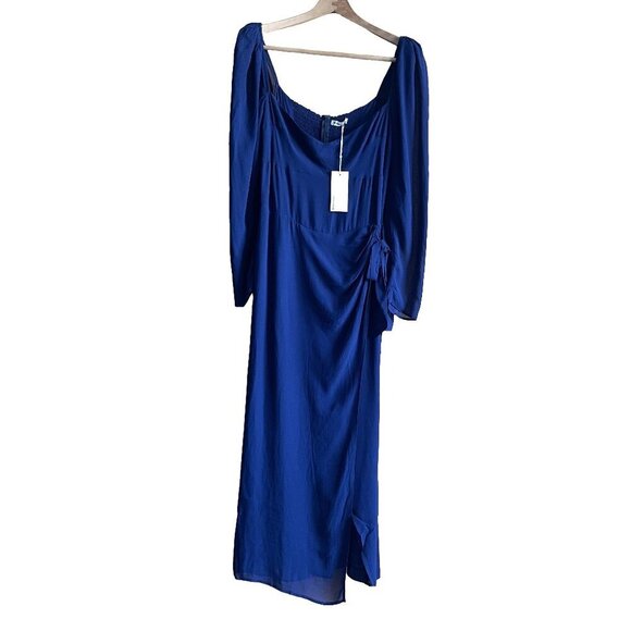 Reformation Theo Dress in Blue Danube Size 12 - Picture 2 of 13